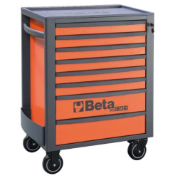 Verktygsvagn, 8 lådor, centrallås, anti-tilt, 800 kg, Beta Tools