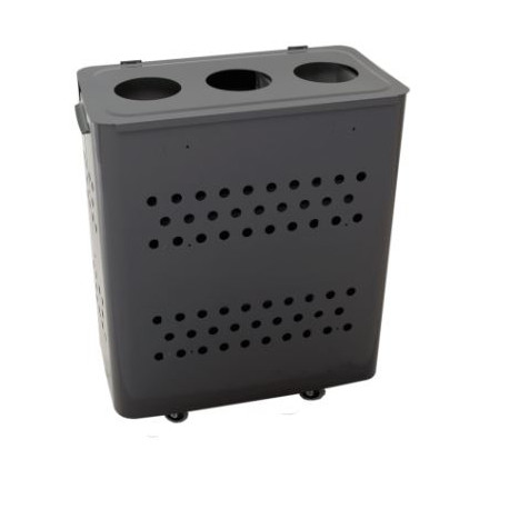 Avfallstunna Patrik Grå 3 inkast