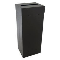 Avfallstunna Ivar 60 L svart rektangulärt hål