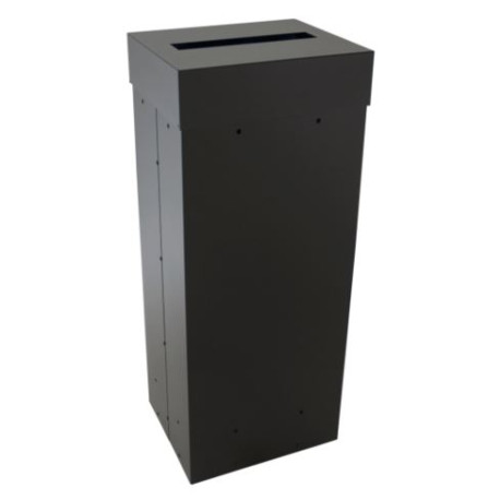 Avfallstunna Ivar 60 L svart rektangulärt hål