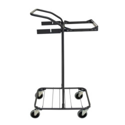 Sorteringsvagn tre grå utan kärl