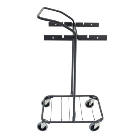 Sorteringsvagn fyra grå utan kärl