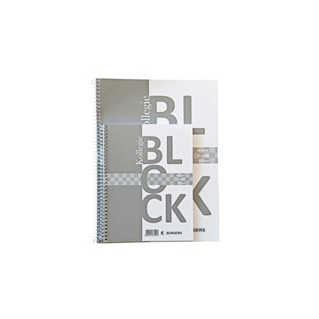 Kollegieblock A5 Rutat 70g/70blad 10-pack