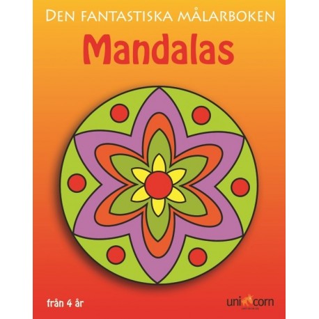 Målarbok Mandalas från 4 år 3-pack