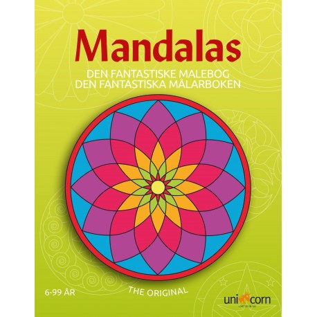 Målarbok Mandalas från 6 år 3-pack