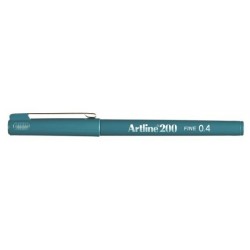 Fineliner Artline 200 Fine 0,4 grön 12-pack