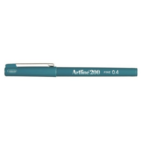 Fineliner Artline 200 Fine 0,4 grön 12-pack
