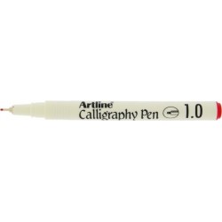 Artline Calligraphy Pen 1,0 röd 12-pack