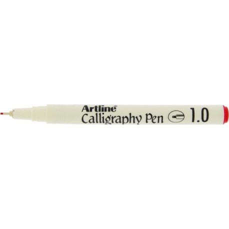 Artline Calligraphy Pen 1,0 röd 12-pack