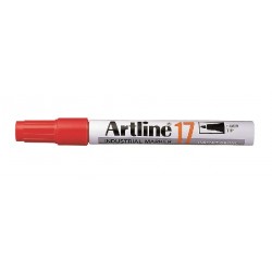 Märkpenna Artline 17 Industri 1,5 röd 12-pack
