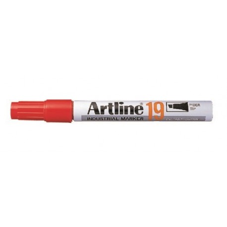 Märkpenna Artline 19 Industri 5,0 röd 12-pack