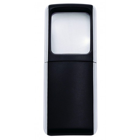 Förstoringsglas med LED-belysning svart