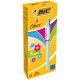 4-Färgskulpenna BIC Fun Pastell 12-pack