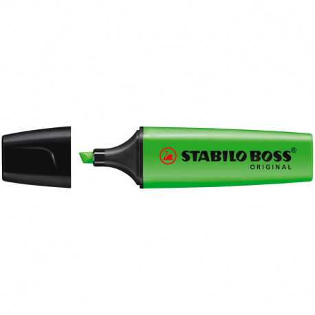 Överstrykningspennan Stabilo Boss, Grön
