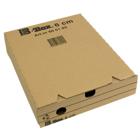 Arkivbox B-Box 6 cm, Brun