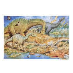 Golvpussel Dinosaurier 60x40 cm
