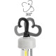 Arbetslampa uppladdningsbar LED 3W COB, USB-C, 600 Lumen Mega