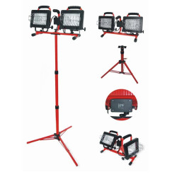 Lampa på justerbart stativ, 2x500W Proline
