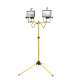Dubbel halogenlampa med ställning, 2x500W