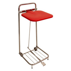 Säckställ Erik 60L Röd med pedal