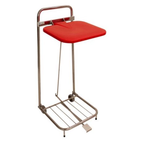 Säckställ Erik 60L Röd med pedal
