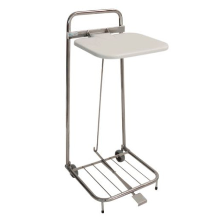 Säckställ Erik 60L Vit med pedal