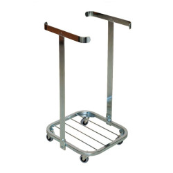 Säckvagn Stabil Zink 240 L 75 mm hjul