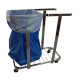 Säckvagn Stabil dubbel 2x125 L 75 mm hjul