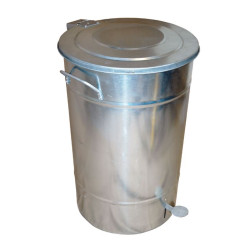 Avfallstunna Greger 30 L Lock Pedal Galvad