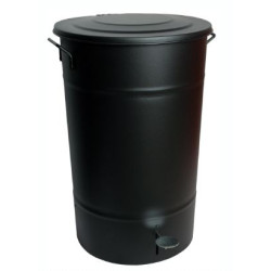 Avfallstunna Greger 30 L Lock Pedal Svart,Röd,Blå