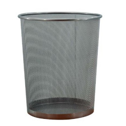 Papperskorg silver 12-pack