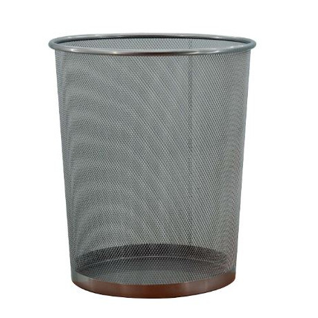 Papperskorg silver 12-pack