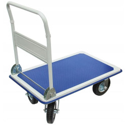 Flyttvagn 300 kg 90x60 cm, hopfällbar transportvagn, tillval
