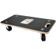 Flyttvagn 200 kg platt 57x30 cm, transportvagn
