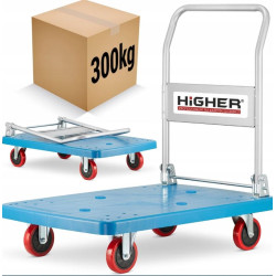 Flyttvagn 300 kg, hopfällbar, kraftig och ergonomisk