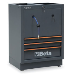 Fast modul, 3 lådor, 2 inbyggda rullar, C45PRO 2.0, Beta Tools